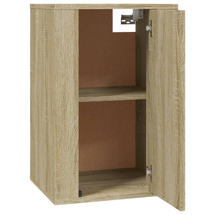 Dulapuri Tv Montate Pe Perete 2 Buc 40X34,5X Stejar Sonoma