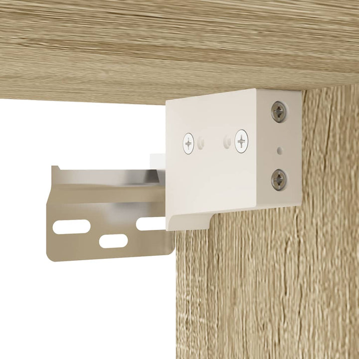 Dulapuri Tv Montate Pe Perete 2 Buc 40X34,5X Stejar Sonoma