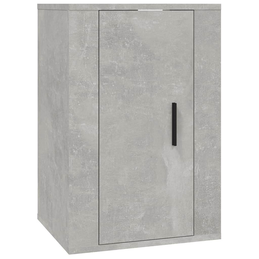 Dulap Tv Montat Pe Perete, , 40X34,5X Gri Beton