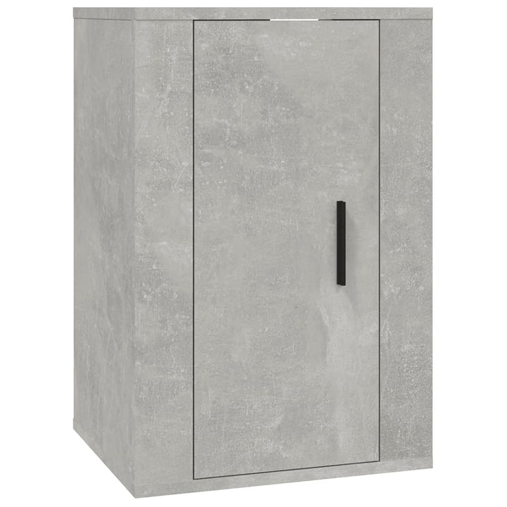 Dulap Tv Montat Pe Perete, , 40X34,5X Gri Beton