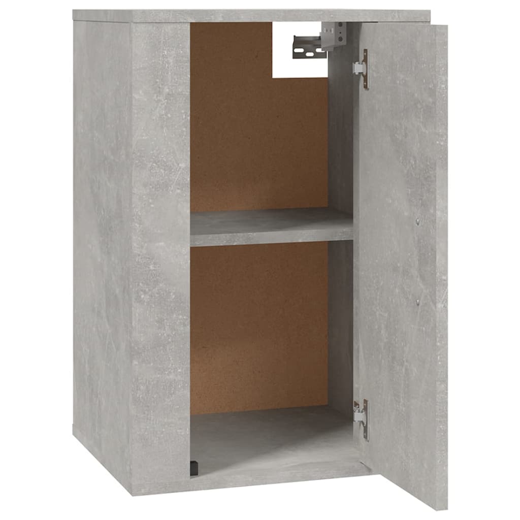 Dulap Tv Montat Pe Perete, , 40X34,5X Gri Beton