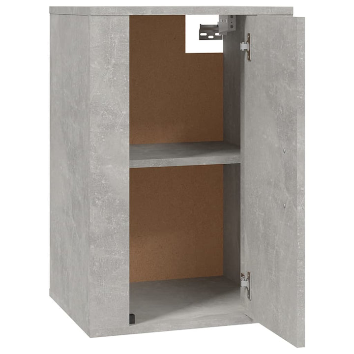 Dulap Tv Montat Pe Perete, , 40X34,5X Gri Beton