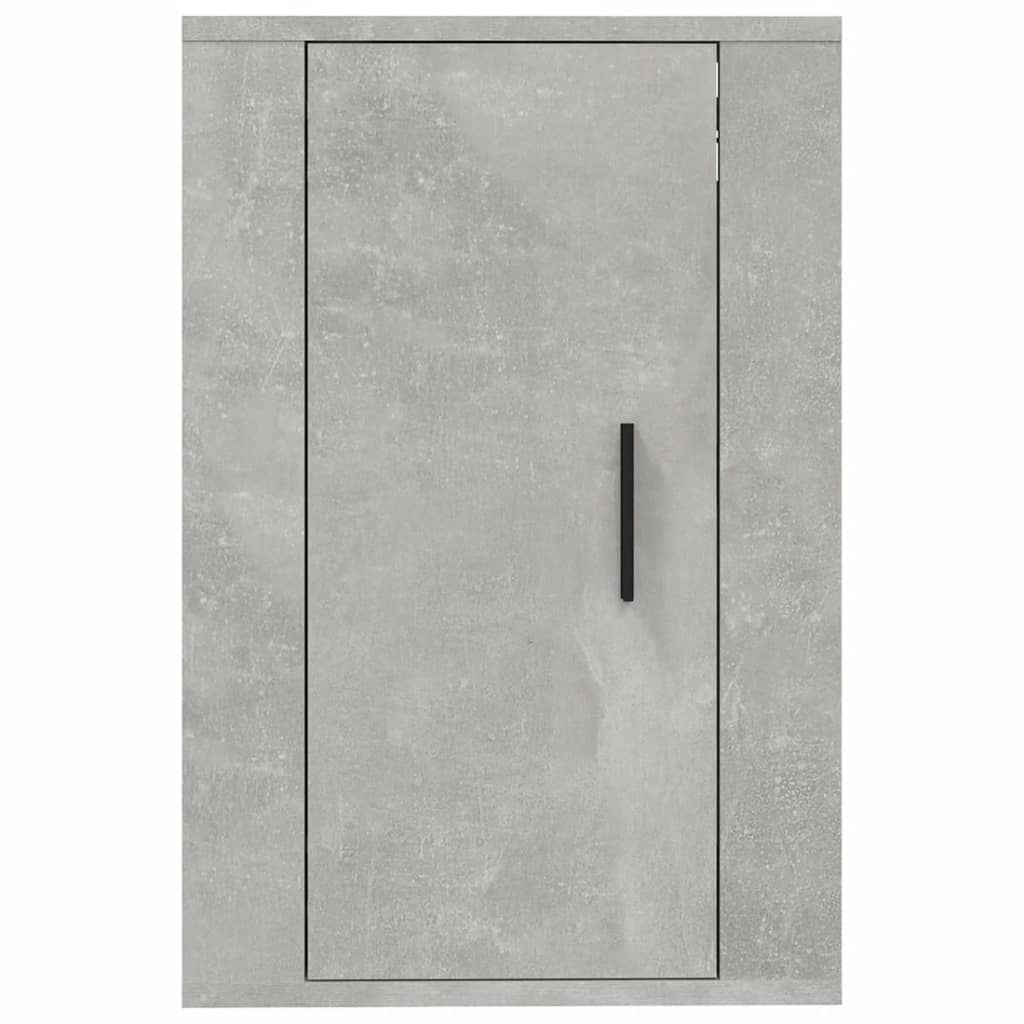 Dulapuri Tv Montate Pe Perete, 2 Buc., , 40X34,5X Gri Beton