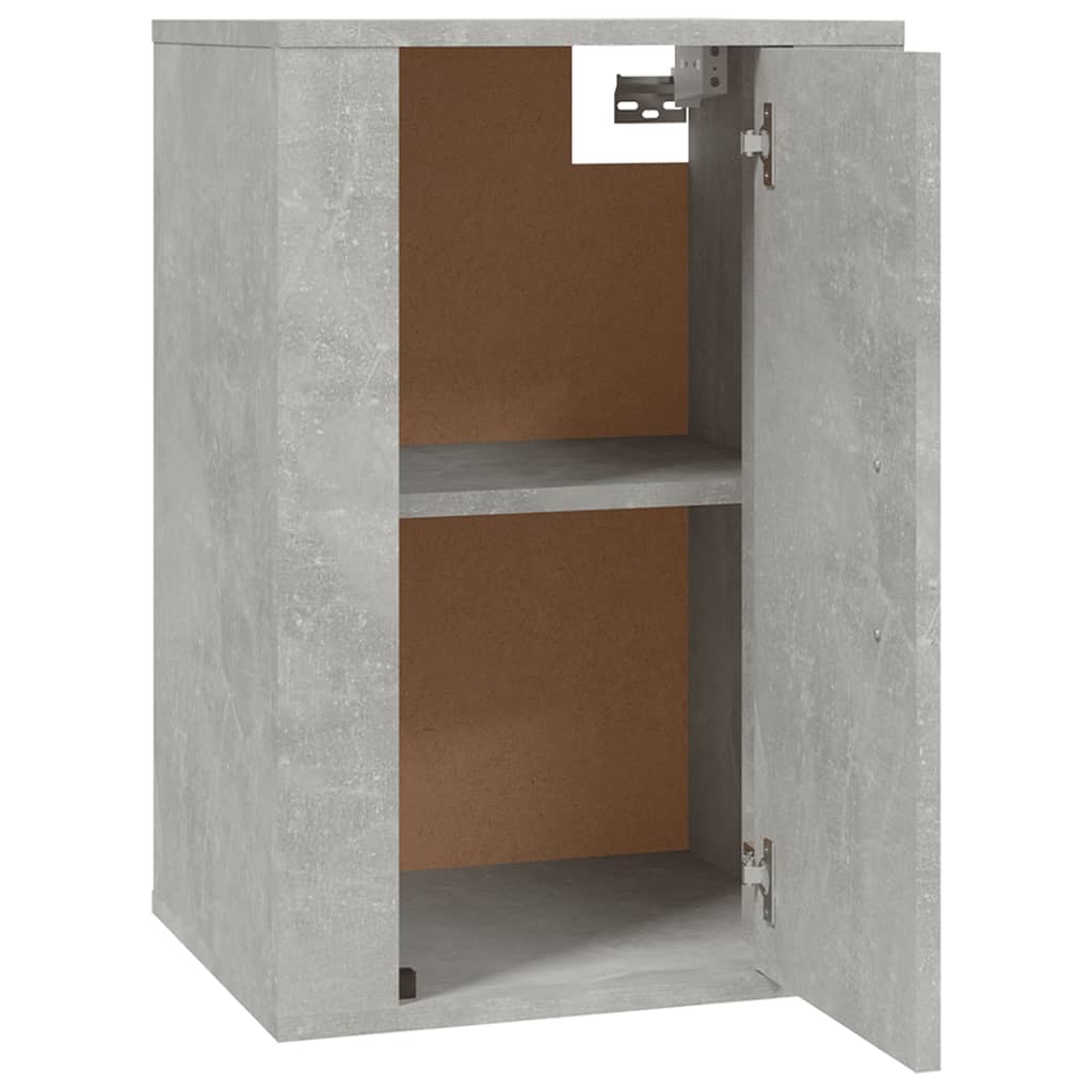 Dulapuri Tv Montate Pe Perete, 2 Buc., , 40X34,5X Gri Beton