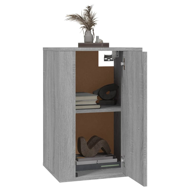 Dulap Tv Montat Pe Perete, Gri Sonoma, 40X34,5X Sonoma Gri