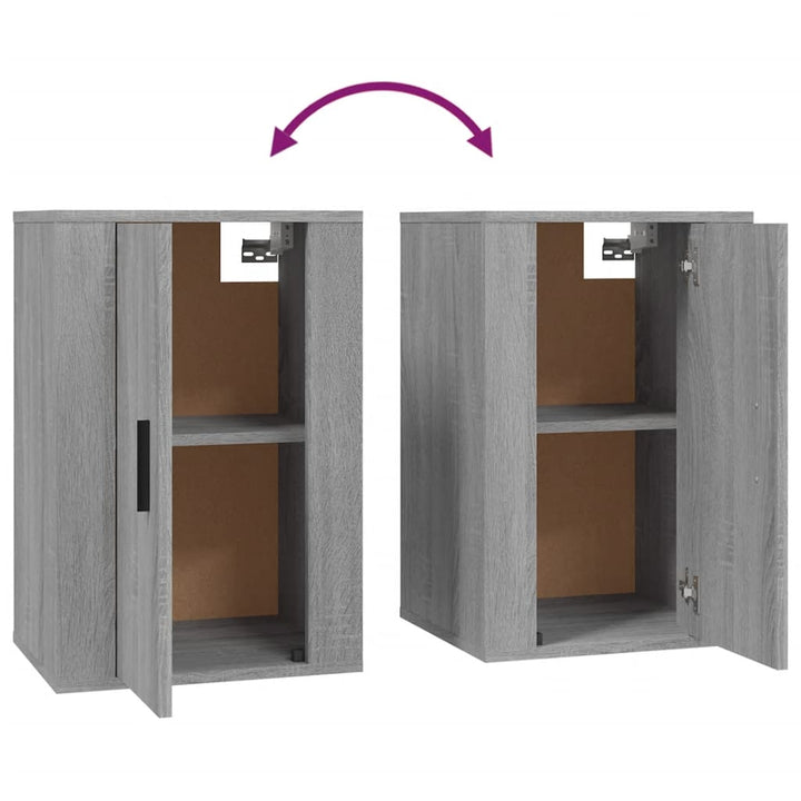 Dulap Tv Montat Pe Perete, Gri Sonoma, 40X34,5X Sonoma Gri