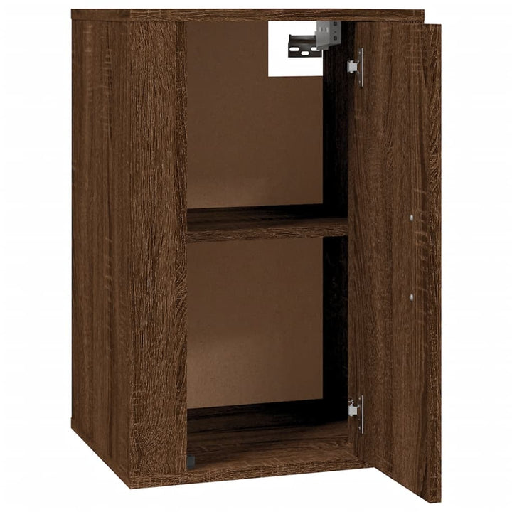 Dulapuri Tv Montate Pe Perete 2 Buc. Stejar Maro 40X34,5X Stejar Brun