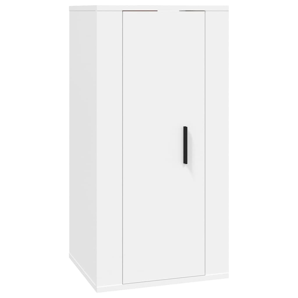 Dulap Tv Montat Pe Perete, , 40X34,5X Alb