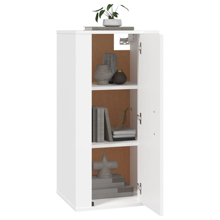 Dulap Tv Montat Pe Perete, , 40X34,5X Alb