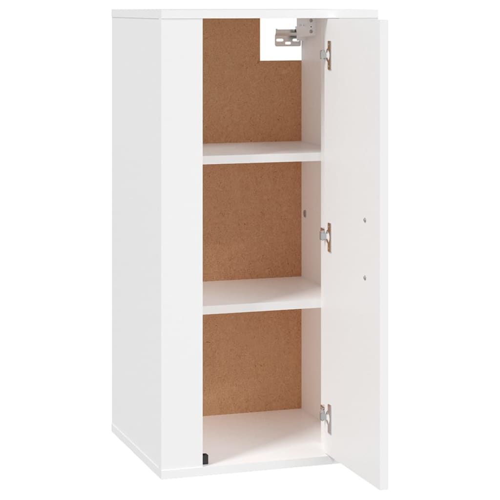 Dulap Tv Montat Pe Perete, , 40X34,5X Alb