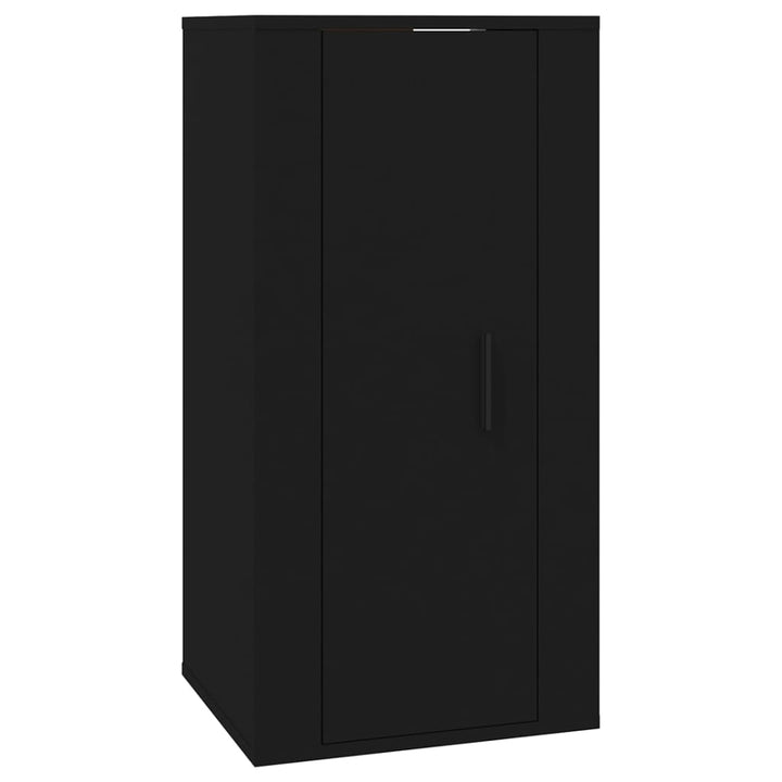 Dulap Tv Montat Pe Perete, , 40X34,5X Negru