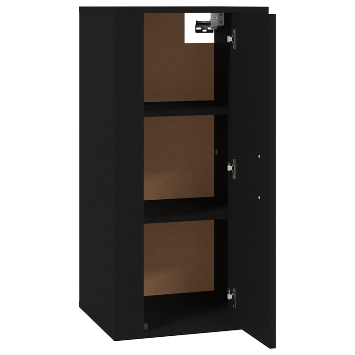 Dulap Tv Montat Pe Perete, , 40X34,5X Negru