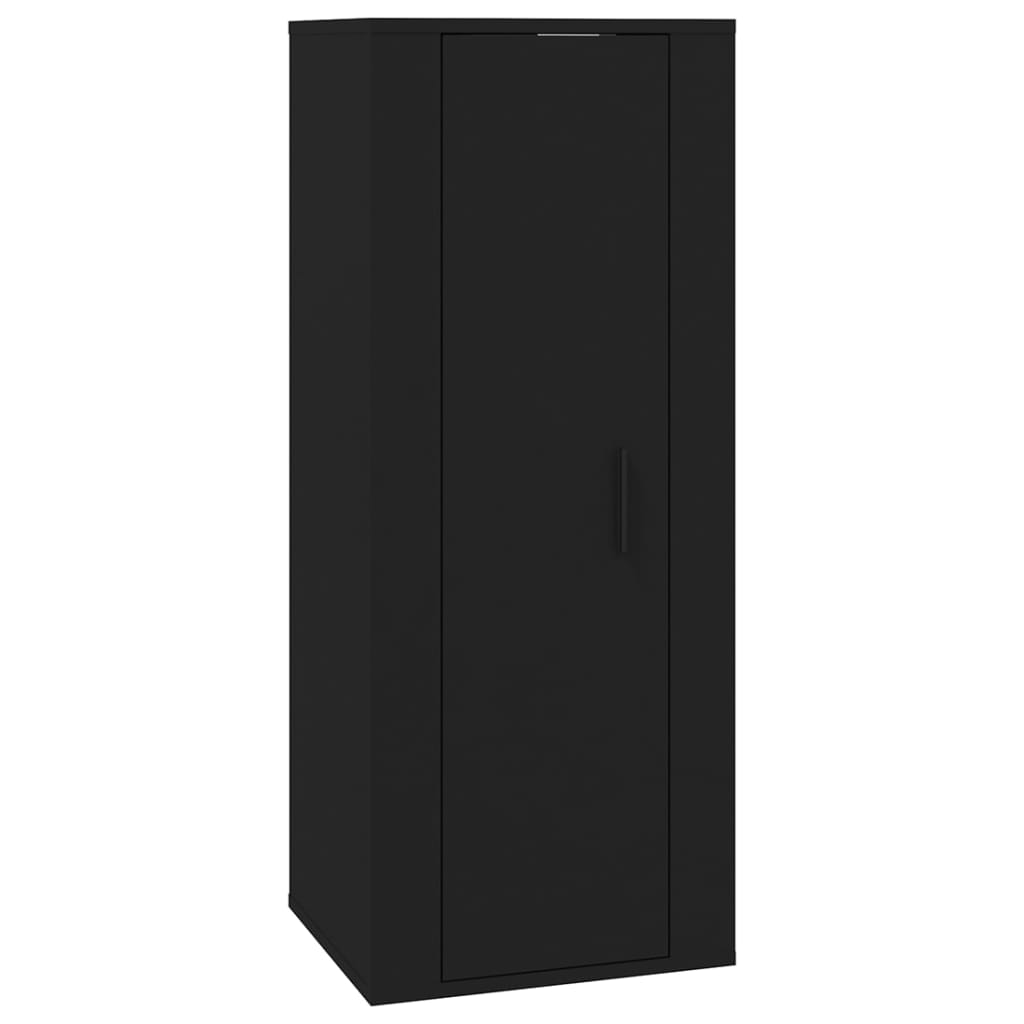 Dulap Tv Montat Pe Perete, , 40X34,5X Negru
