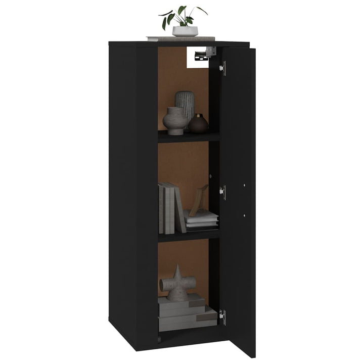Dulap Tv Montat Pe Perete, , 40X34,5X Negru