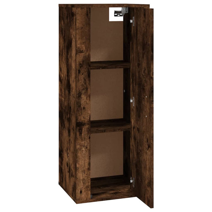 Dulap Tv Montat Pe Perete, Stejar Fumuriu, 40X34,5X Stejar Afumat