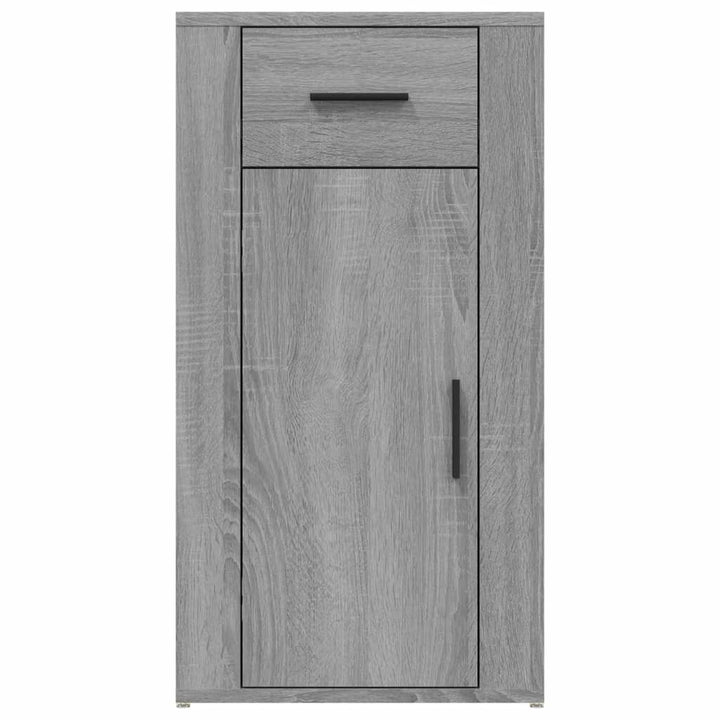 Dulap De Birou, Gri Sonoma, 40X49X75 Cm, Lemn Prelucrat