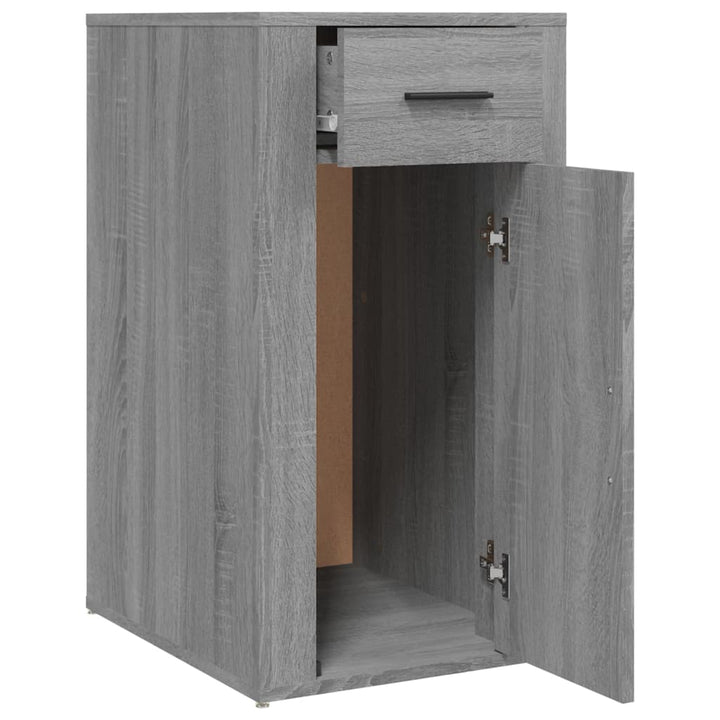 Dulap De Birou, Gri Sonoma, 40X49X75 Cm, Lemn Prelucrat
