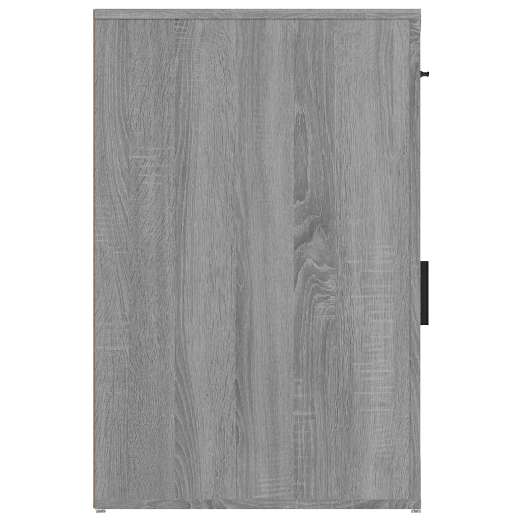 Dulap De Birou, Gri Sonoma, 40X49X75 Cm, Lemn Prelucrat