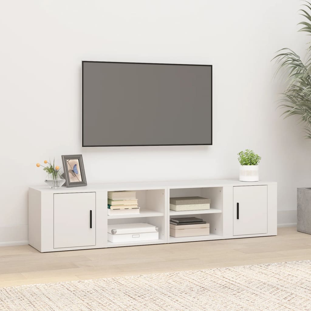 Comodă Tv, Gri Sonoma, 80X31,5X36 Cm, Lemn Prelucrat