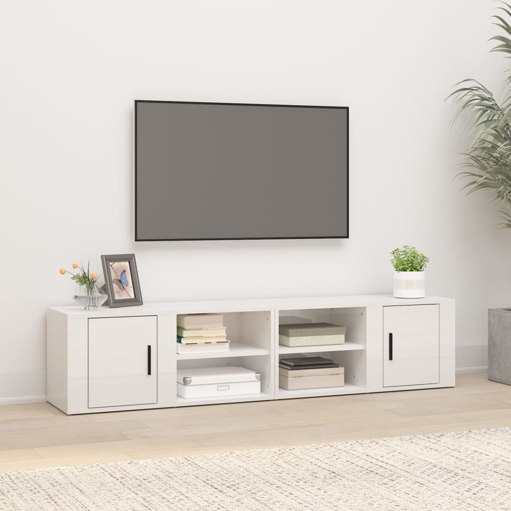 Comodă Tv, Gri Sonoma, 80X31,5X36 Cm, Lemn Prelucrat