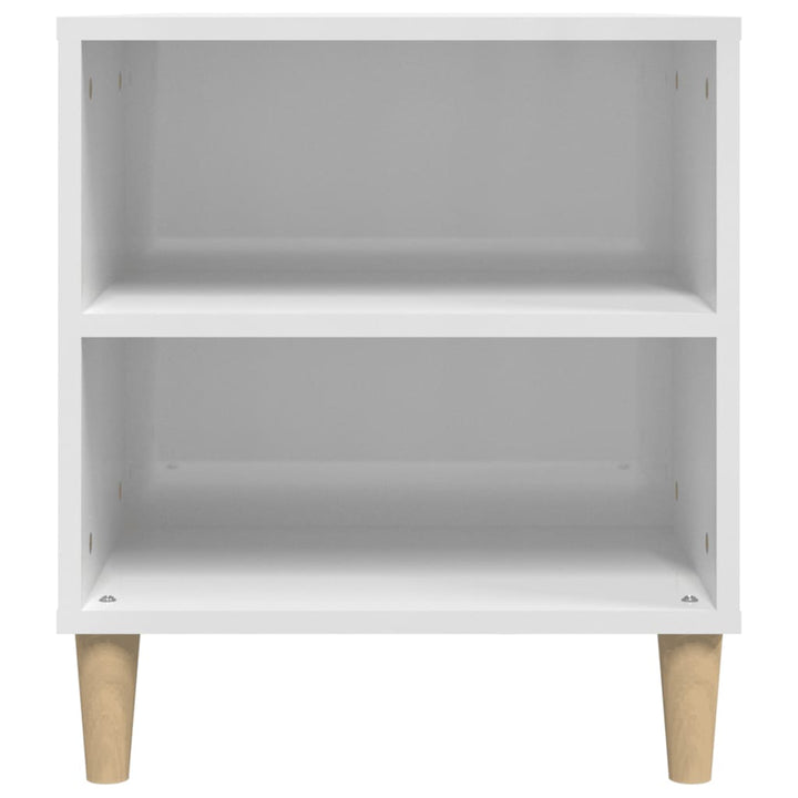 Comodă Tv, Alb Extralucios, 102X44,5X50 Cm, Lemn Prelucrat