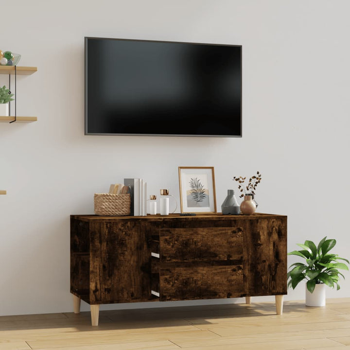 Comodă Tv, Alb Extralucios, 102X44,5X50 Cm, Lemn Prelucrat