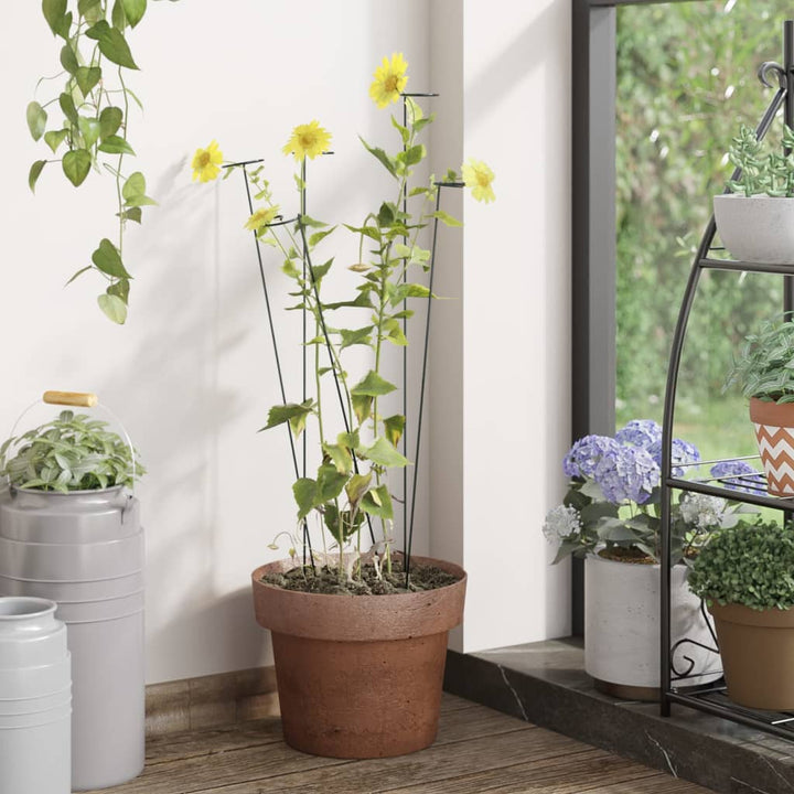 Țăruși Plante De Grădină, 20 Buc., Verde Închis, , Oțel