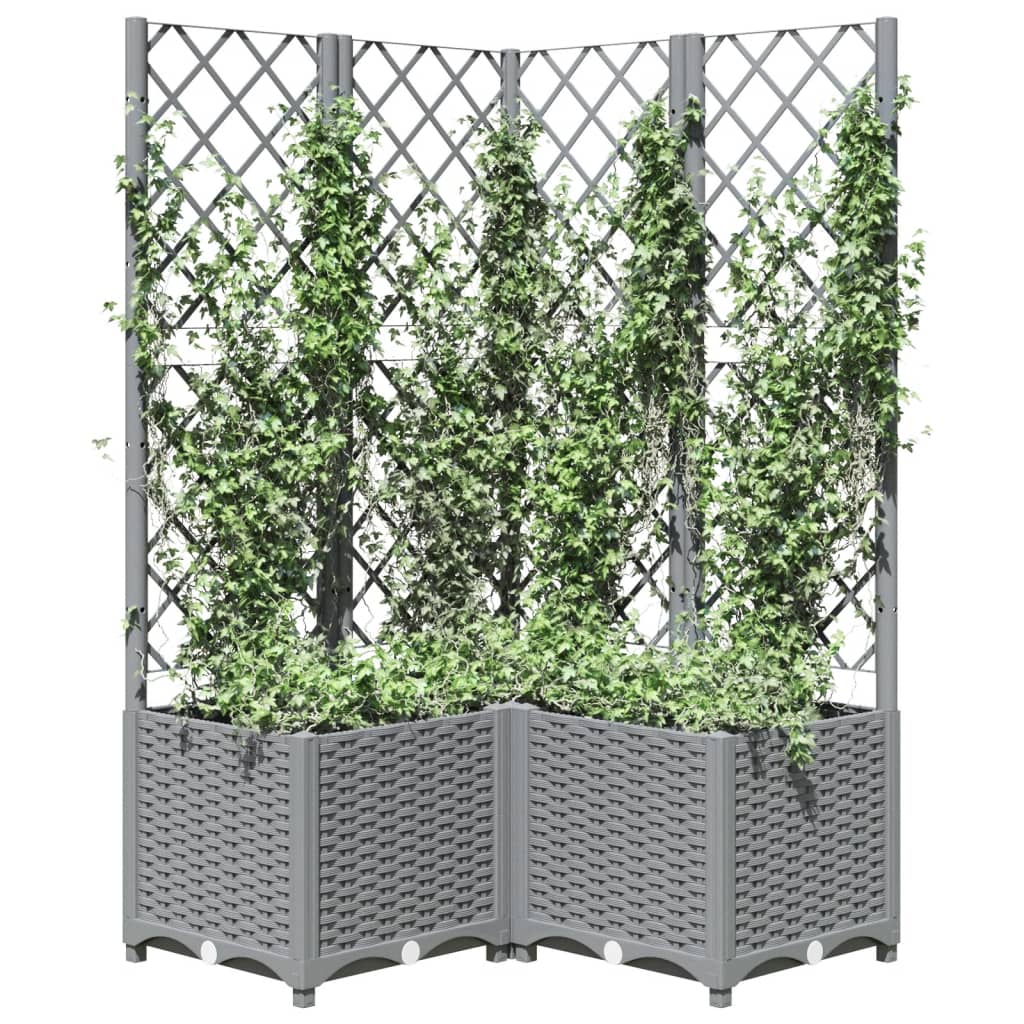 Jardinieră De Grădină Cu Spalier, , , Pp
