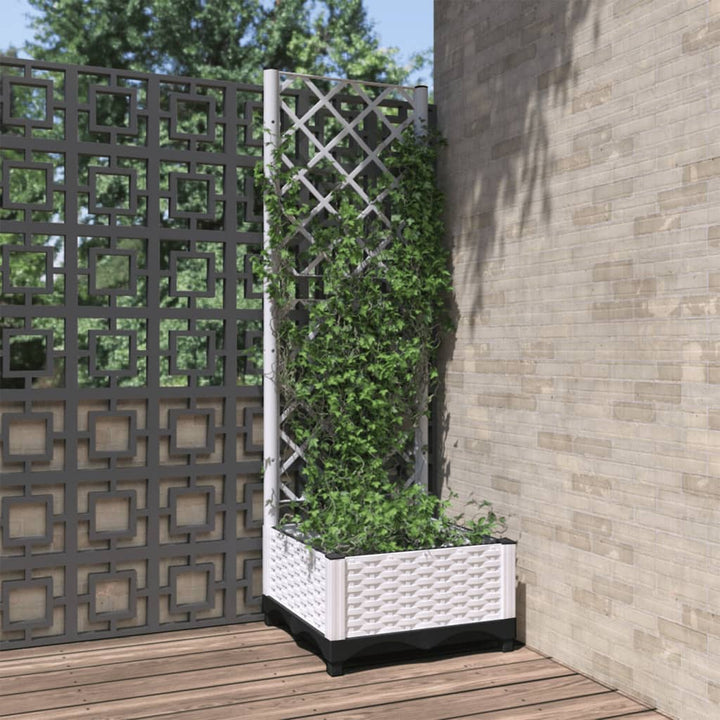Jardinieră De Grădină Cu Spalier, , , Pp