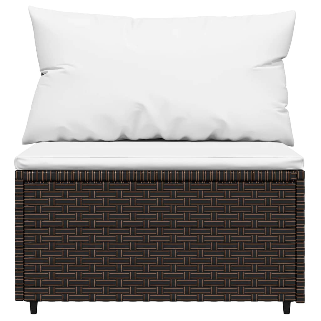 Set Mobilier De Grădină Cu Perne, 4 Piese, , Poliratan