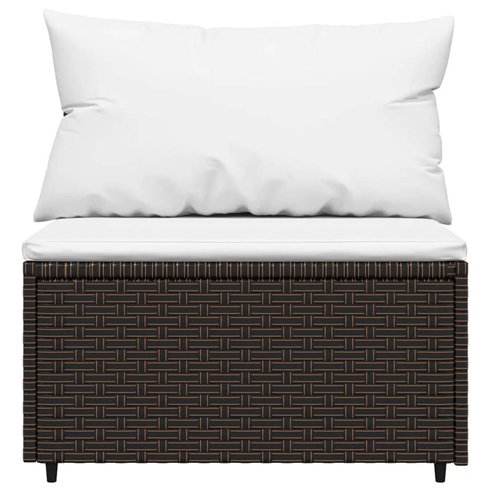 Set Mobilier De Grădină Cu Perne, 4 Piese, , Poliratan