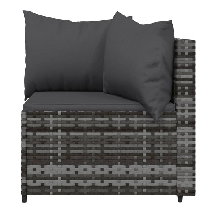 Set Mobilier De Grădină Cu Perne, 4 Piese, , Poliratan