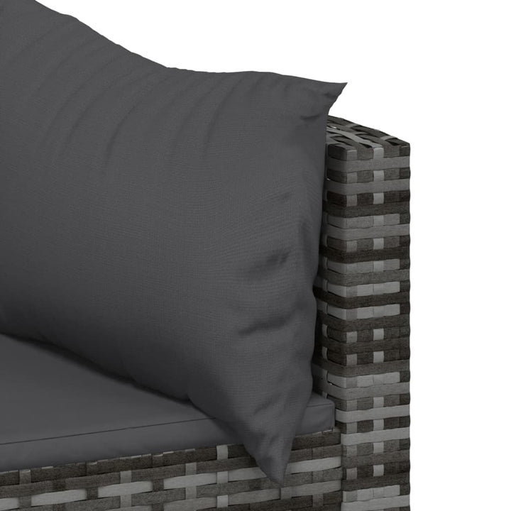 Set Mobilier De Grădină Cu Perne, 4 Piese, , Poliratan