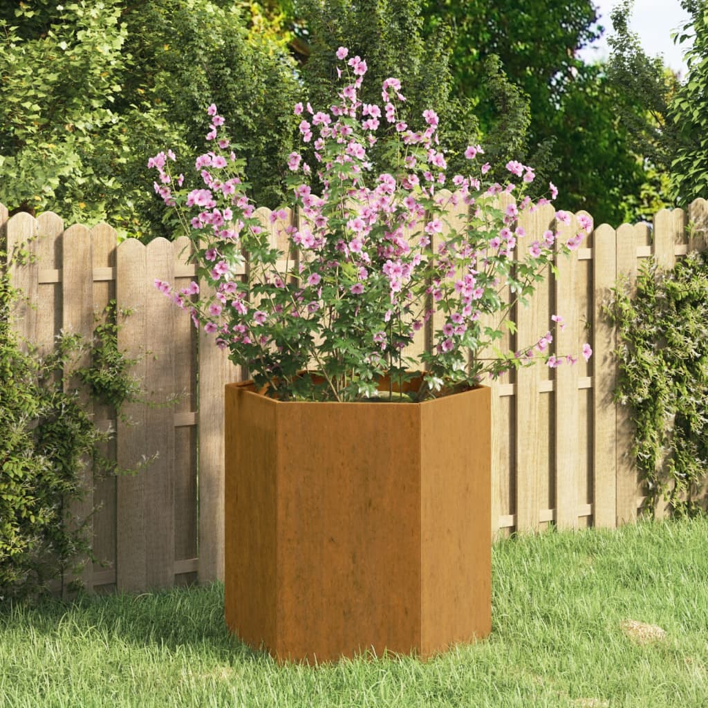 Jardinieră, Ruginiu, , Oțel Corten