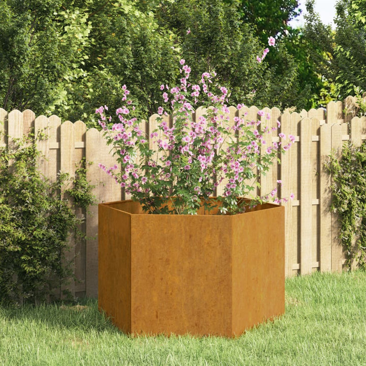 Jardinieră, Ruginiu, , Oțel Corten