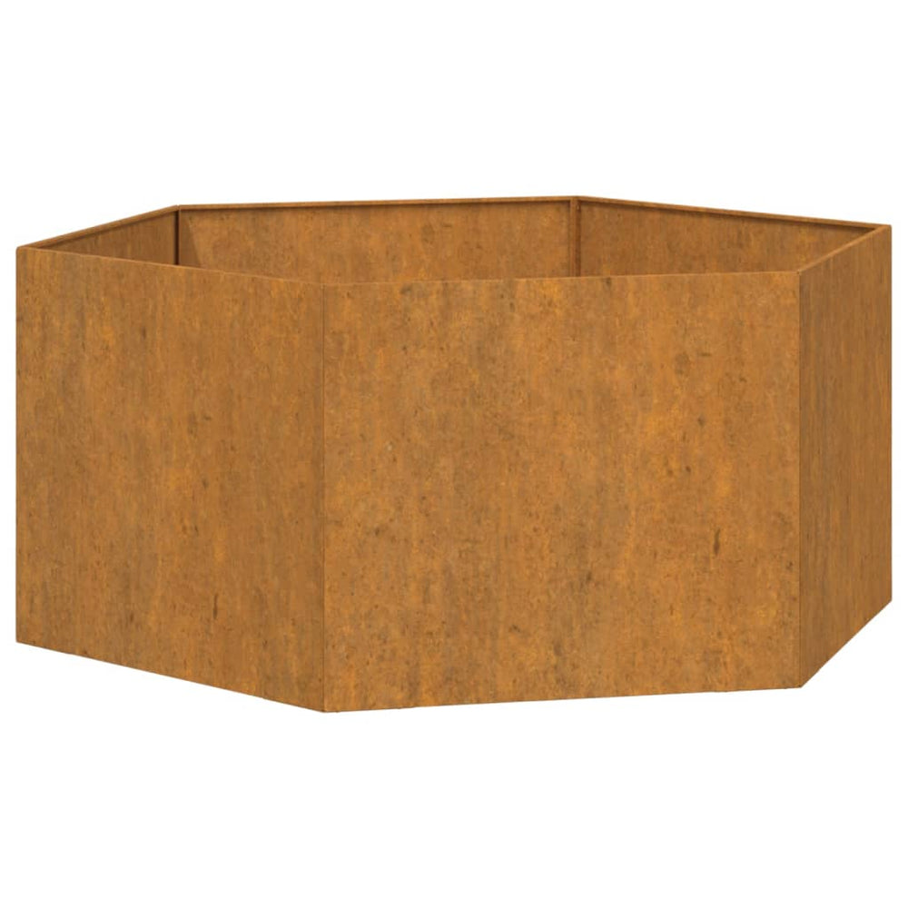 Jardinieră, Ruginiu, , Oțel Corten