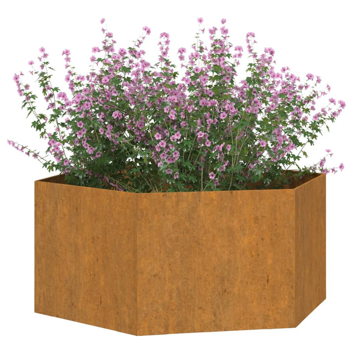 Jardinieră, Ruginiu, , Oțel Corten