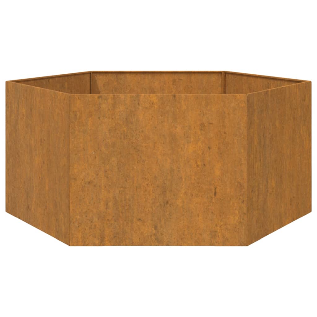 Jardinieră, Ruginiu, , Oțel Corten