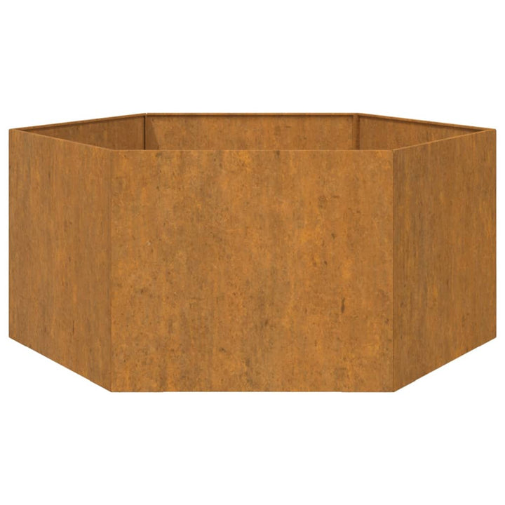 Jardinieră, Ruginiu, , Oțel Corten