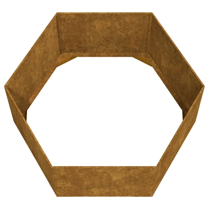 Jardinieră, Ruginiu, , Oțel Corten