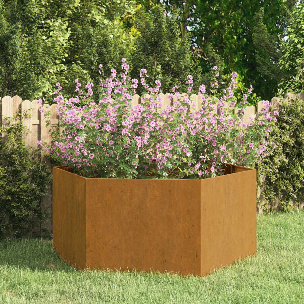 Jardinieră, Ruginiu, , Oțel Corten