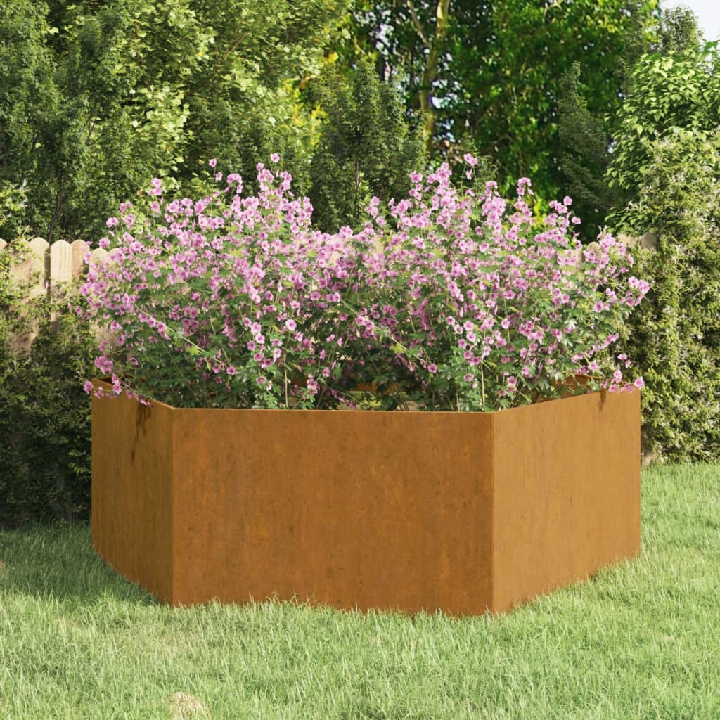 Jardinieră, Ruginiu, , Oțel Corten