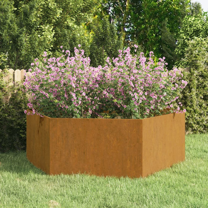 Jardinieră, Ruginiu, , Oțel Corten