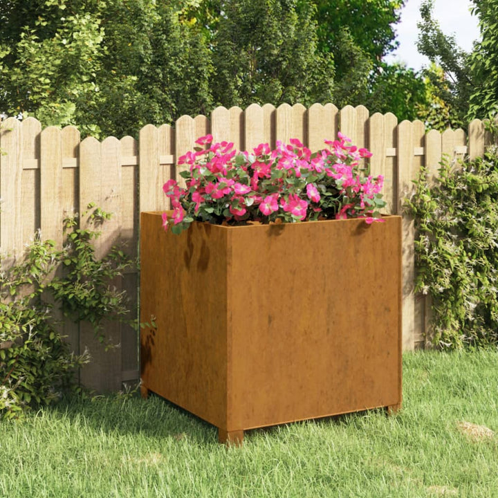 Jardinieră Cu Picioare, Ruginiu, , Oțel Corten