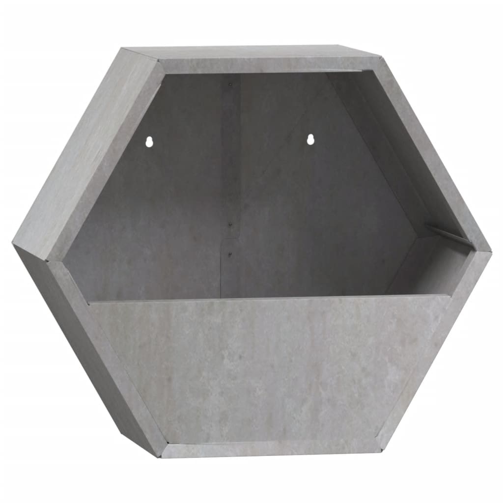 Jardiniere De Perete, 2 Buc., Ruginiu, , Oțel Corten