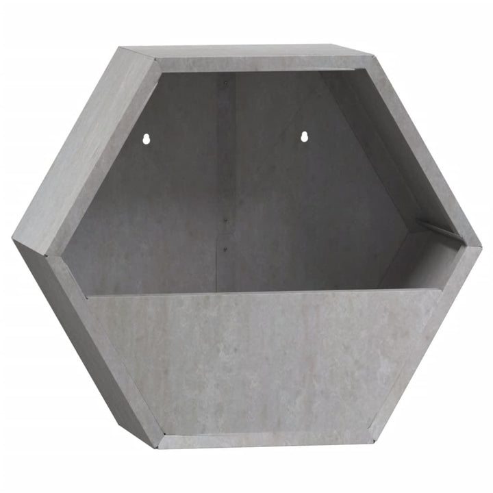 Jardiniere De Perete, 2 Buc., Ruginiu, , Oțel Corten