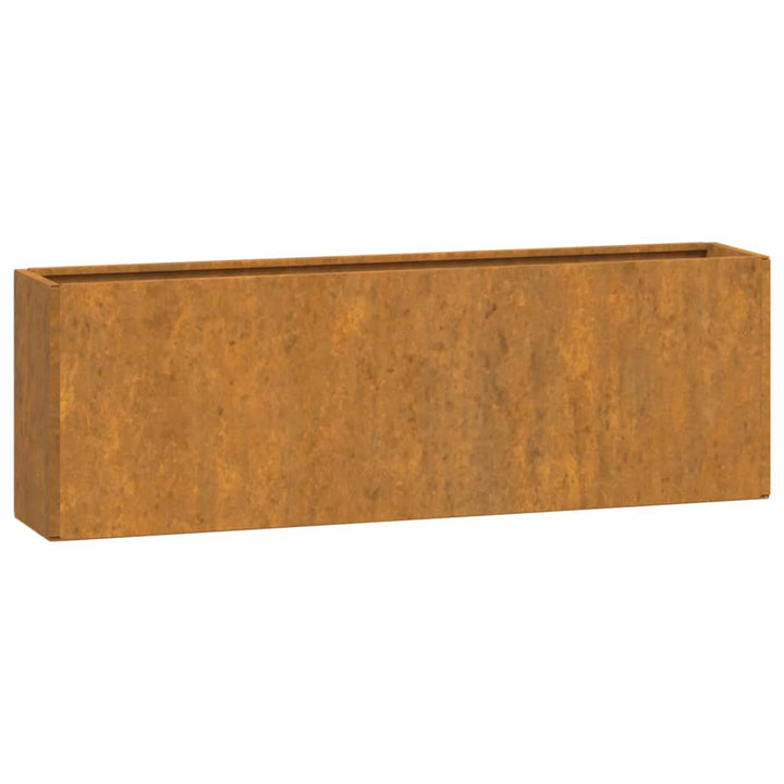 Jardiniere De Perete, 2 Buc., Ruginiu, 53X10X17 Cm, Oțel Corten