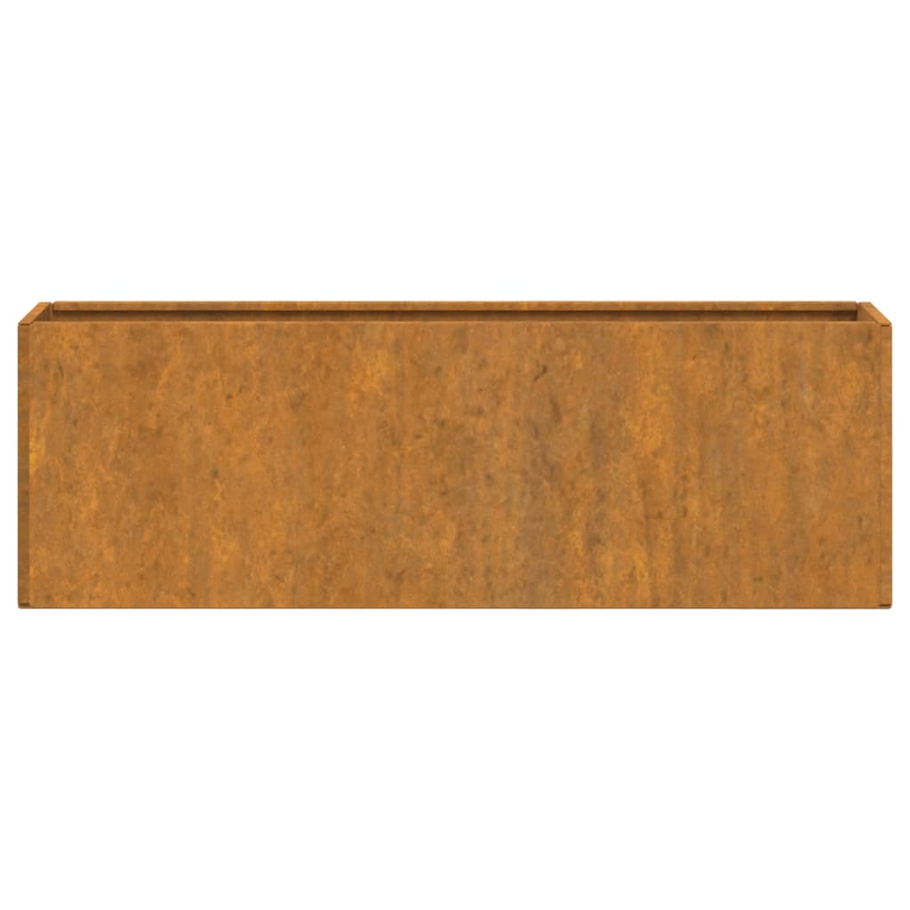 Jardiniere De Perete, 2 Buc., Ruginiu, 53X10X17 Cm, Oțel Corten