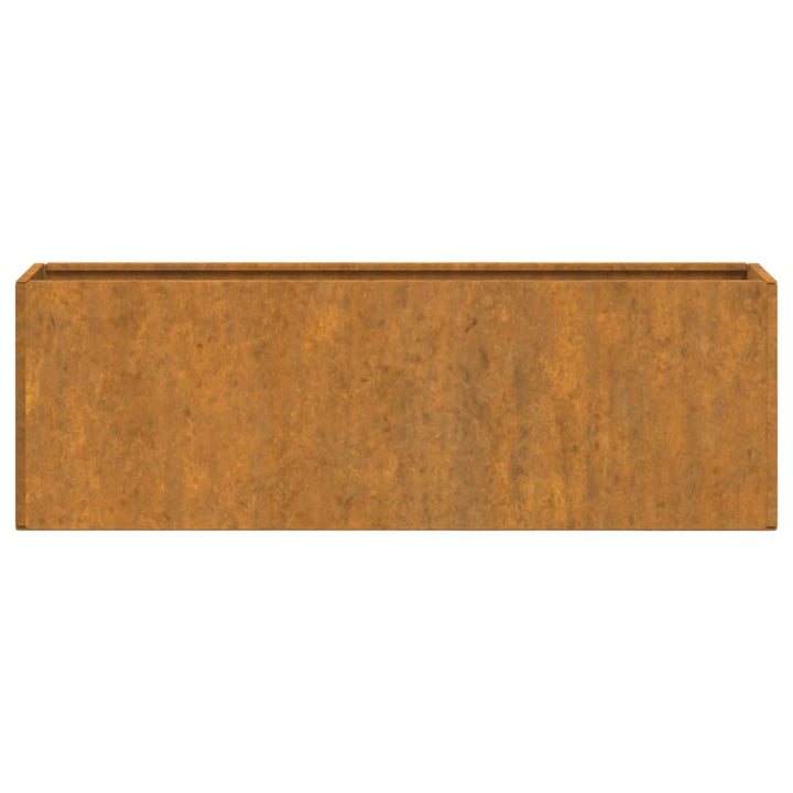 Jardiniere De Perete, 2 Buc., Ruginiu, 53X10X17 Cm, Oțel Corten