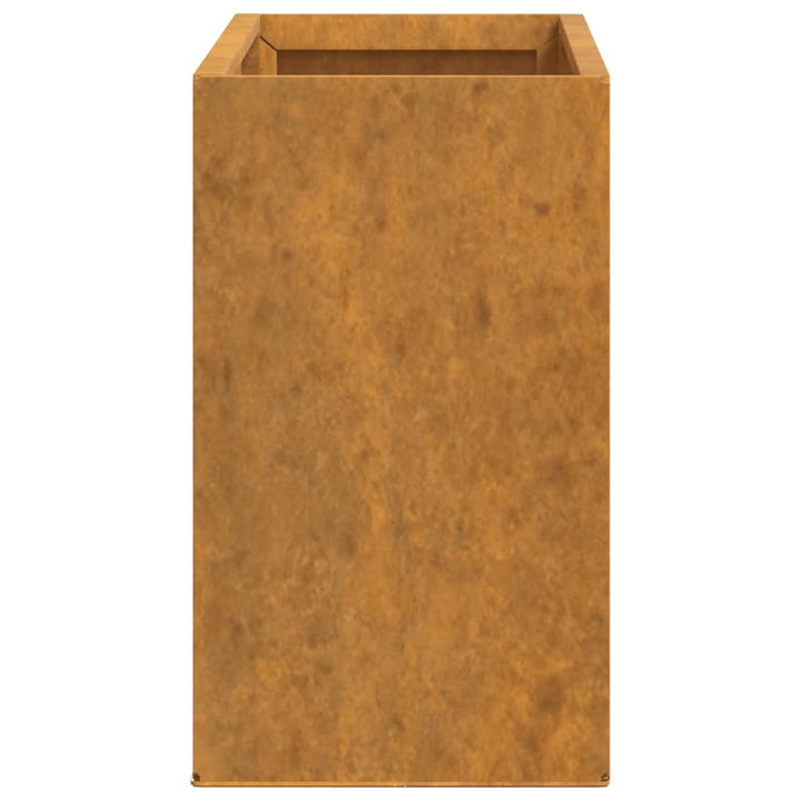 Jardiniere De Perete, 2 Buc., Ruginiu, 53X10X17 Cm, Oțel Corten